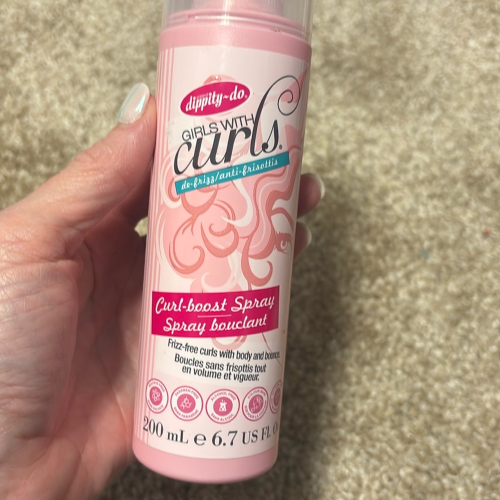 Dippity-Do girls with curls de frizz spray 6.7oz